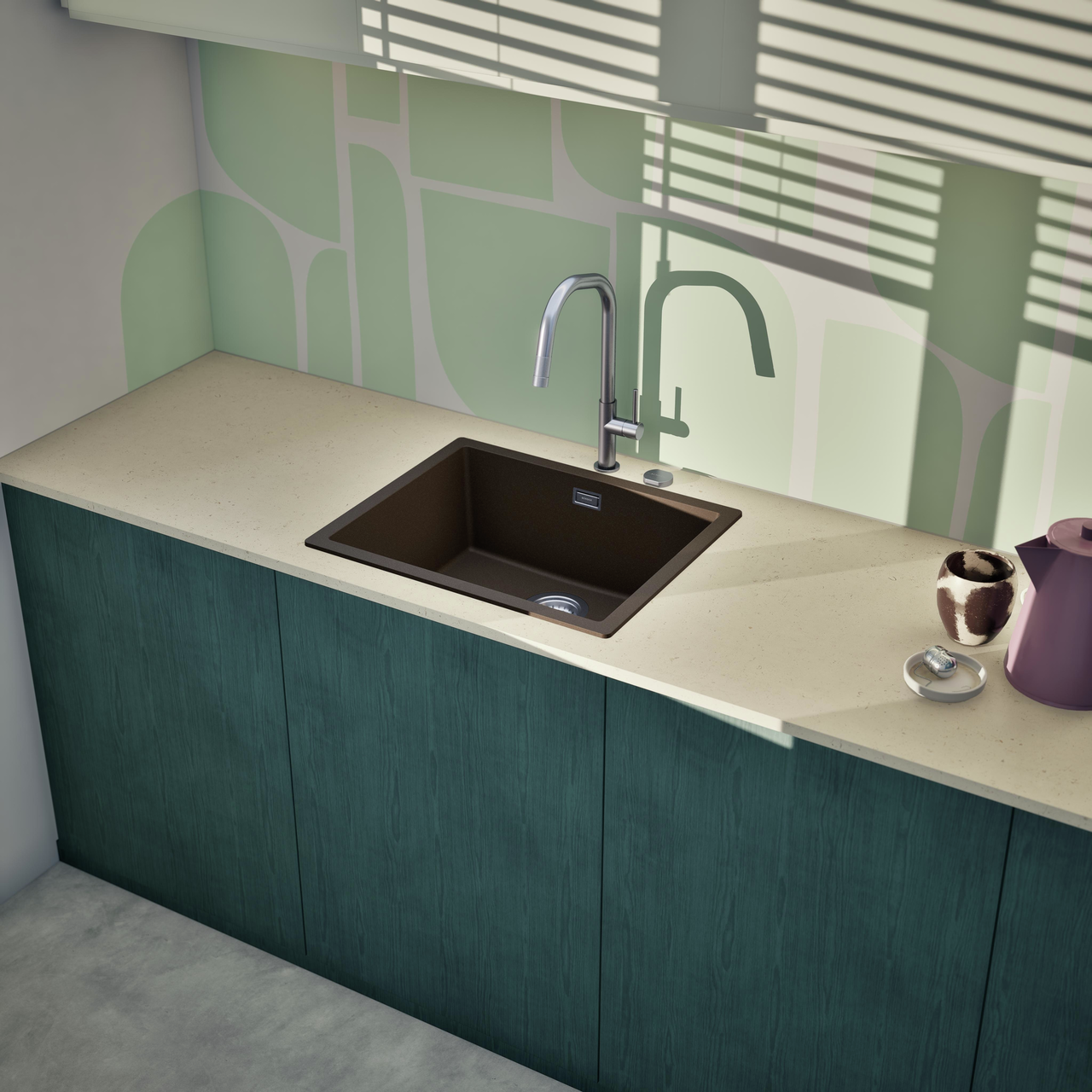 Dřez FORMHAUS D-100LS NERO